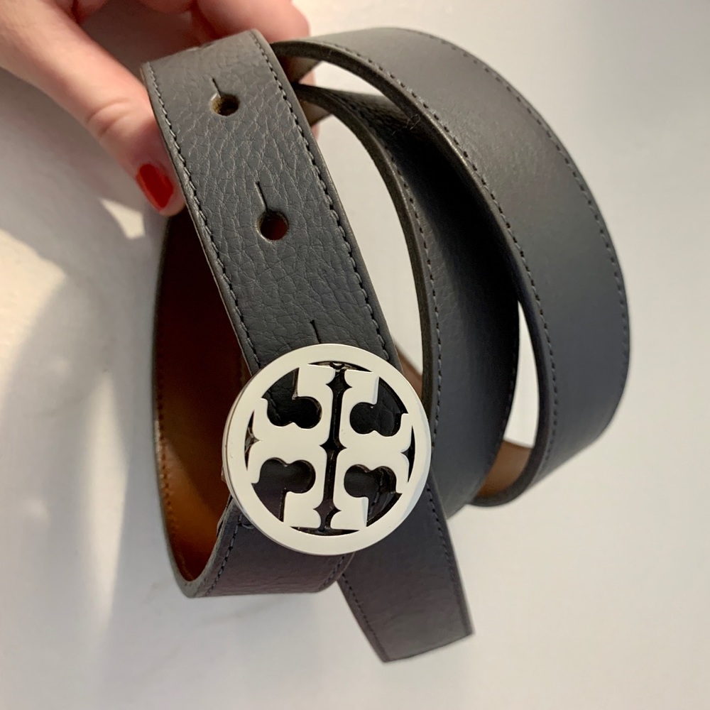 TORY BURCH grey belt